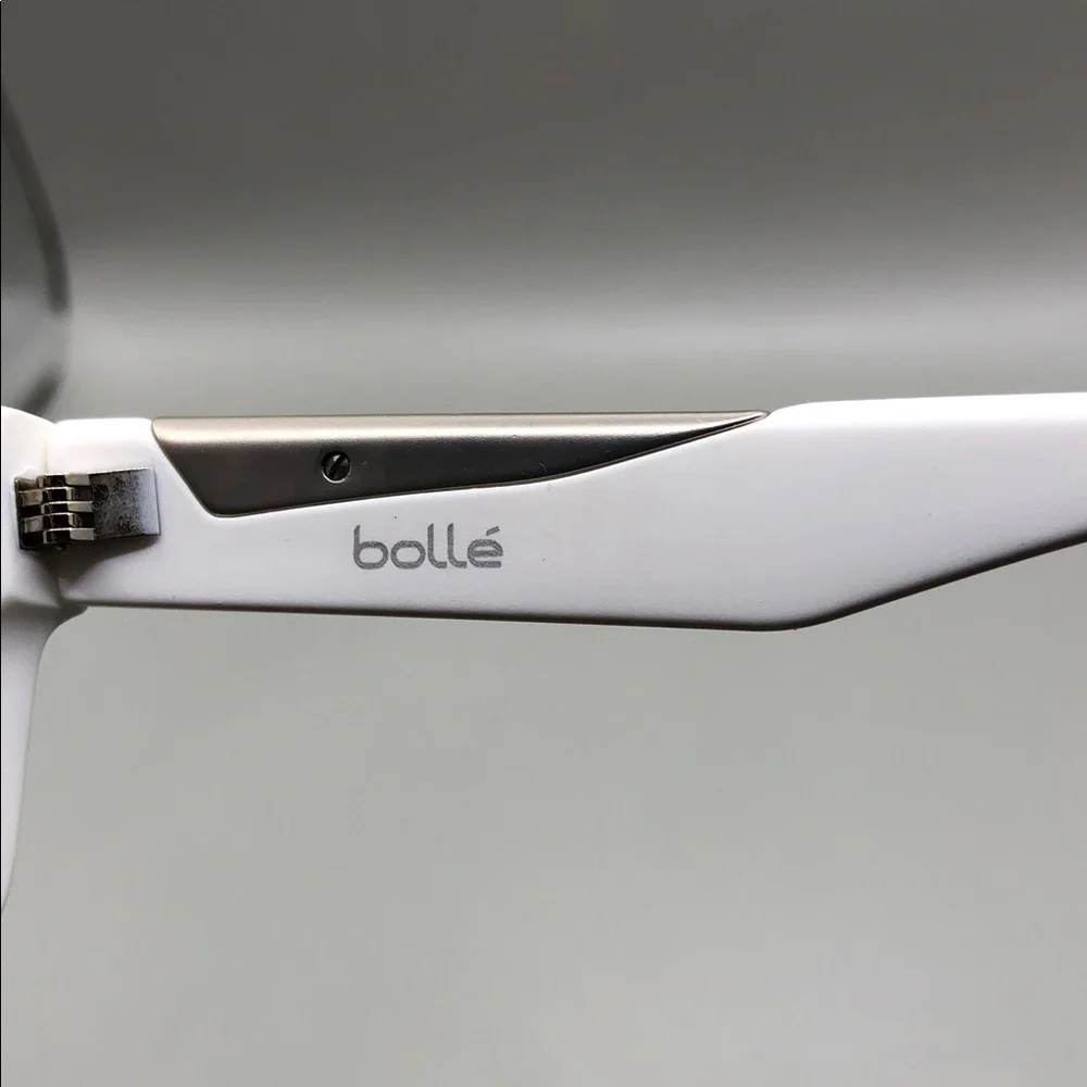 Bolle Jude 11955 white sunglasses BAD LENSES square Italy unisex sporty
